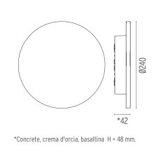 Flos Camouflage 240 Wall Lamp - Agof Store