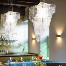 Slamp Aria transparent pendant lamp - Agof Store
