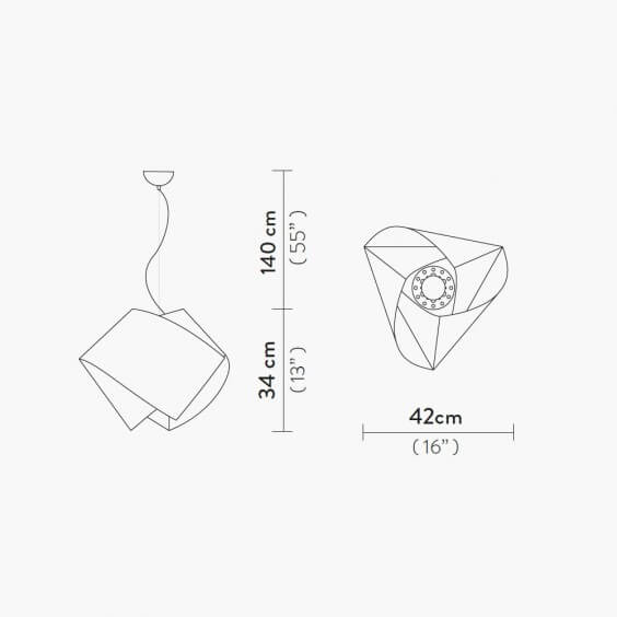 Gemmy Prisma Lampada a sospensione Slamp - Agof Store