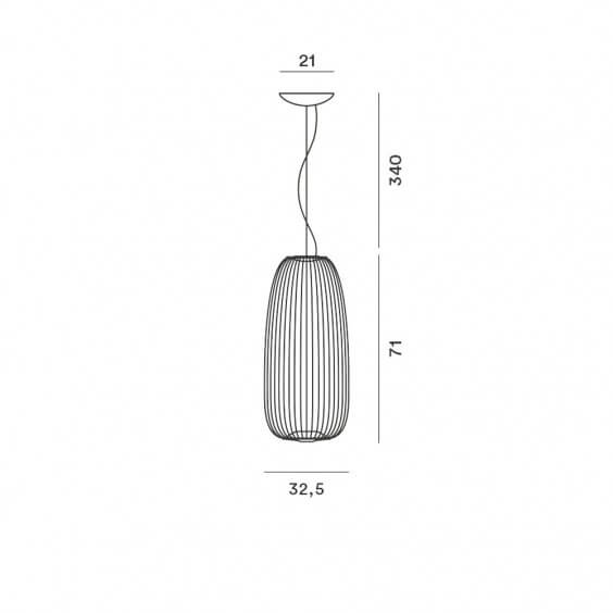 Foscarini Spokes 1 Pendelleuchte - Agof Store