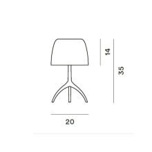 Lumiere piccola Lampada da tavolo Foscarini - Agof Store